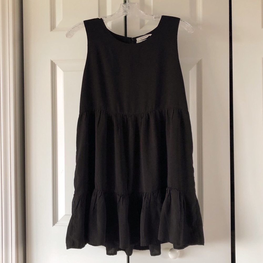 Black mini dress